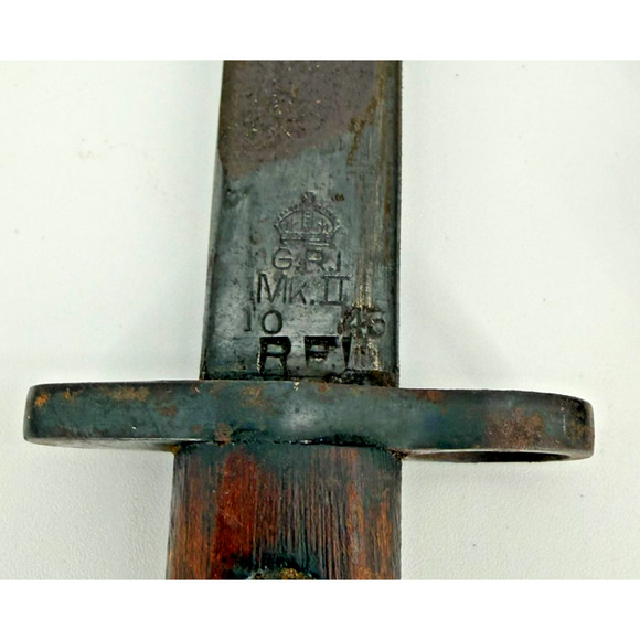 1943 British MK Mark 2 II GRI RFI Bayonet with Sheath - Picture 3 of 13
